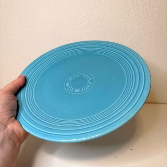 Vintage Fiesta Turquoise 9” Luncheon Plate - Picture 3 of 6